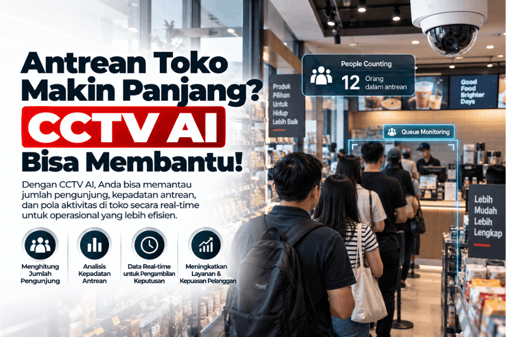 antrean toko makin panjang CCTV AI bisa membantu
