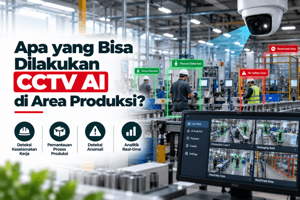 apa yang bisa dilakukan CCTV AI di area produksi