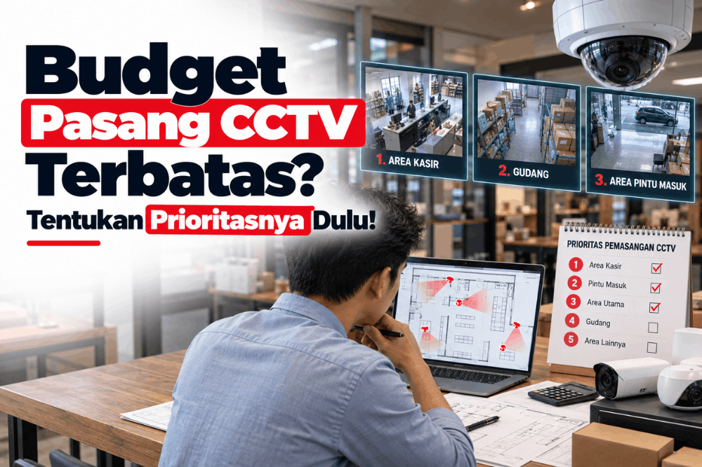 budget pasang CCTV terbatas tentukan prioritasnya dulu