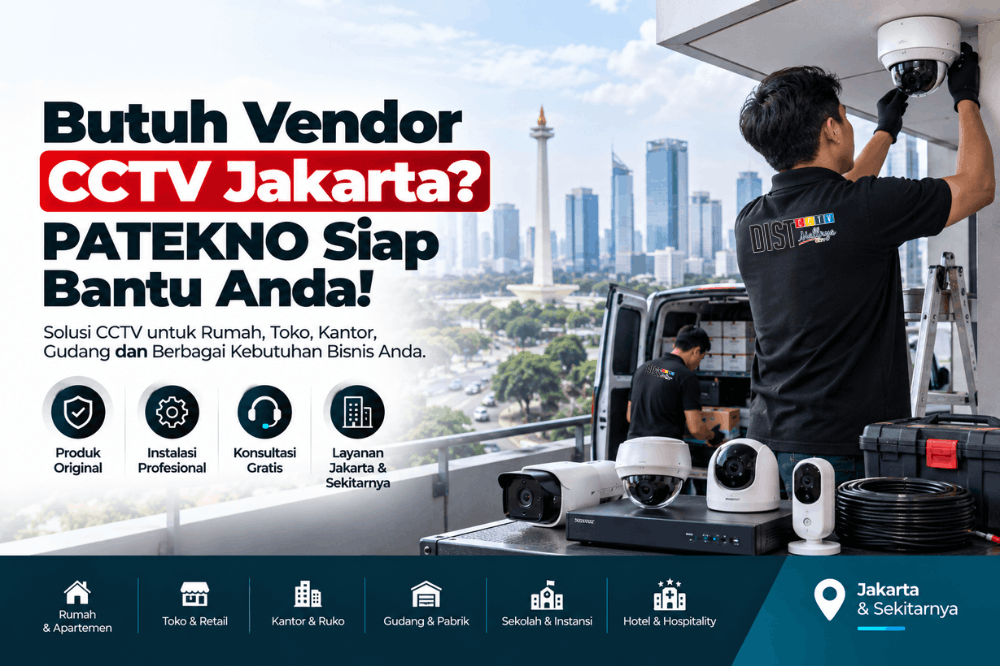 butuh vendor CCTV jakarta patekno siap bantu anda