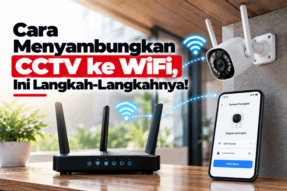 cara menyambungkan CCTV ke wifi ini langkah langkahnya