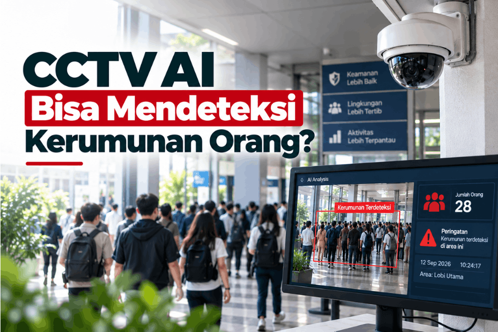CCTV AI bisa mendeteksi kerumunan orang