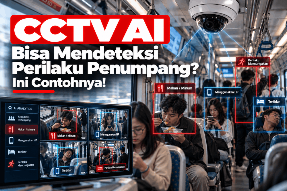 CCTV AI bisa mendeteksi perilaku penumpang ini contohnya