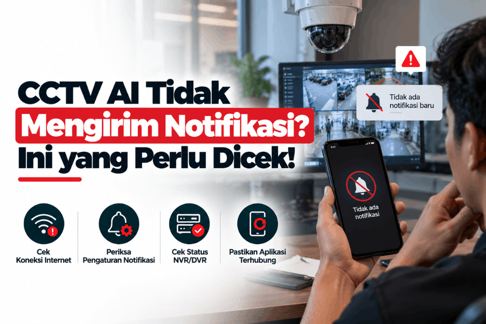 CCTV AI tidak mengirim notifikasi ini yang perlu dicek
