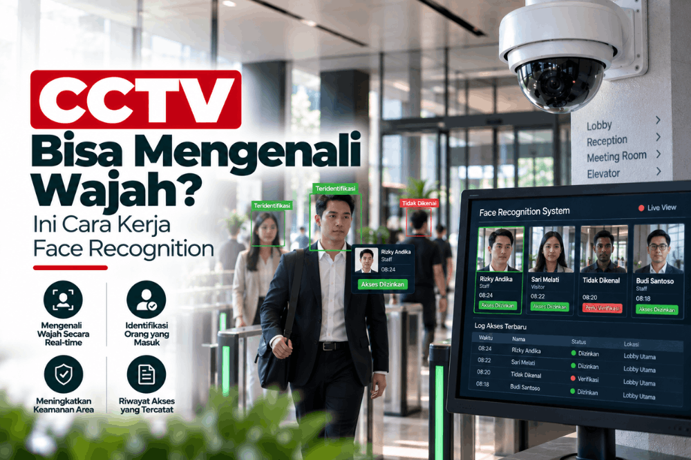CCTV bisa mengenali wajah ini cara kerja face recognition