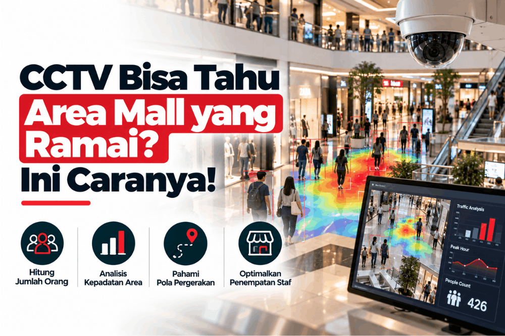 CCTV bisa tahu area mall yang ramai ini caranya