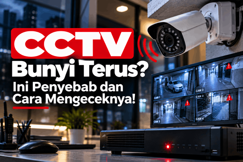 CCTV bunyi terus ini penyebab dan cara mengeceknya