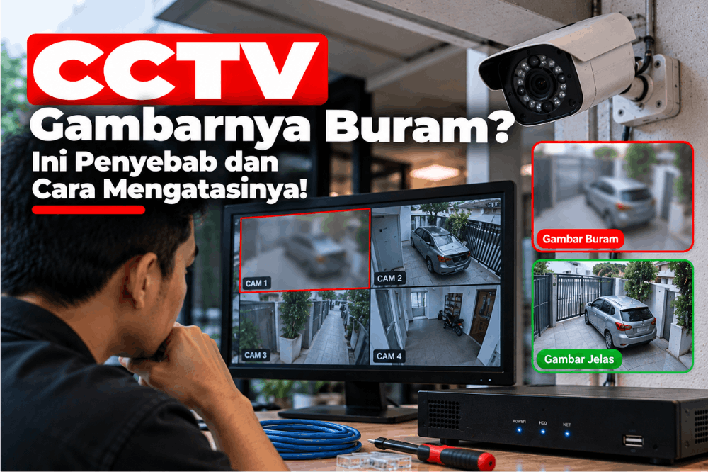 CCTV gambarnya buram ini penyebab dan cara mengatasinya