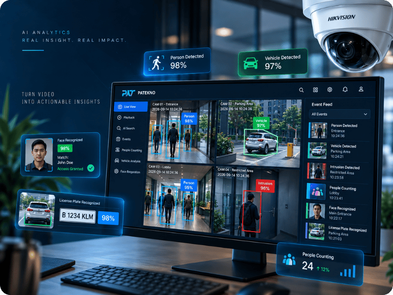 CCTV AI Analytics PATEKNO - deteksi real-time