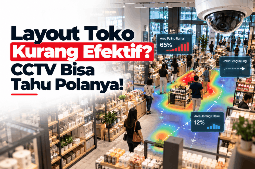 layout toko kurang efektif CCTV bisa tahu polanya