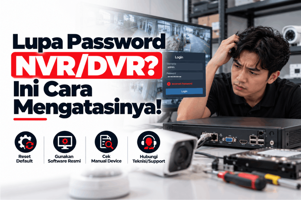 lupa password NVR DVR ini cara mengatasinya