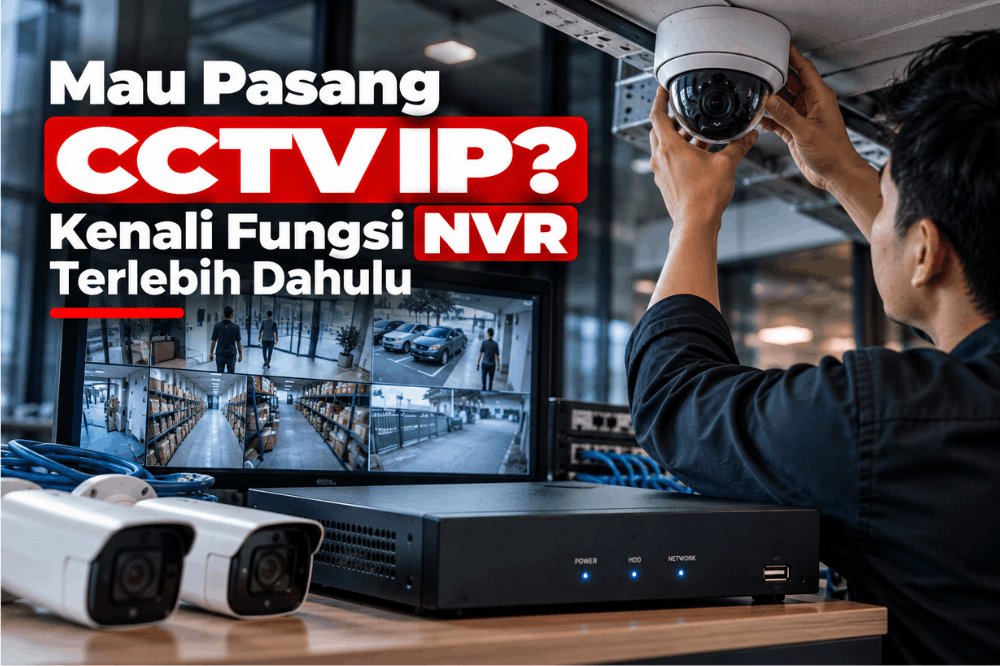mau pasang CCTV IP kenali fungsi NVR terlebih dahulu