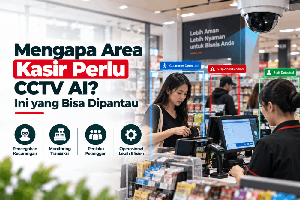 mengapa area kasir perlu CCTV AI ini yang bisa dipantau