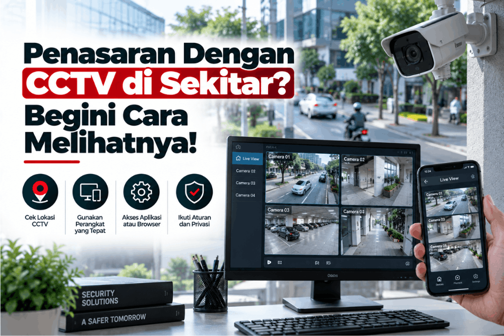penasaran dengan CCTV di sekitar begini cara melihatnya