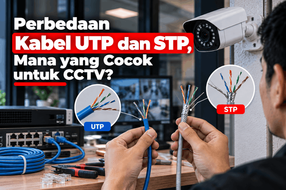 perbedaan kabel UTP dan STP mana yang cocok untuk CCTV