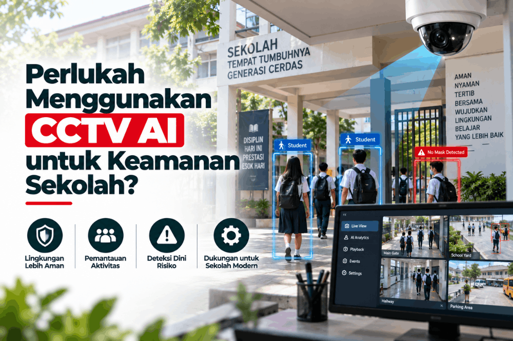 perlukah menggunakan CCTV AI untuk keamanan sekolah