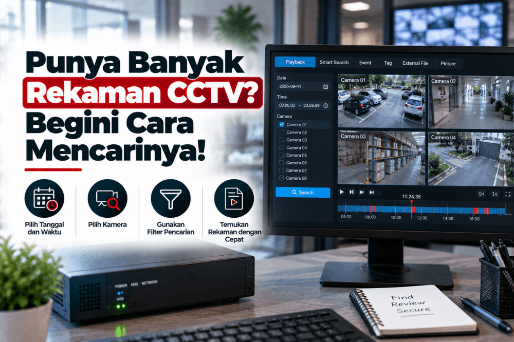 punya banyak rekaman CCTV begini cara mencarinya