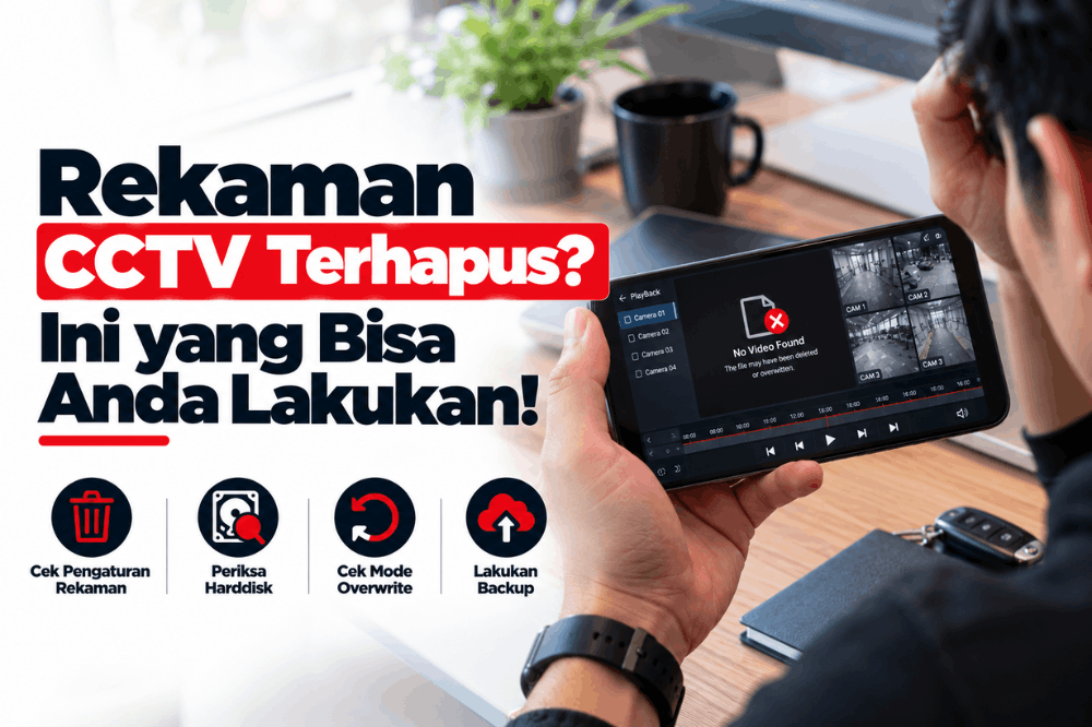 rekaman CCTV terhapus ini yang bisa anda lakukan