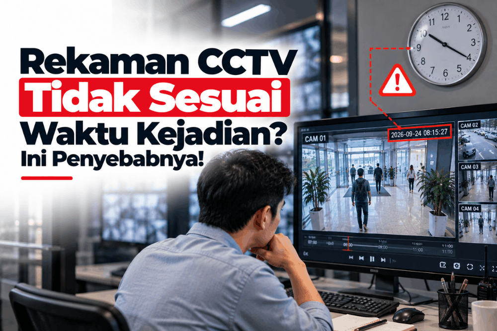 rekaman CCTV tidak sesuai waktu kejadian ini penyebabnya