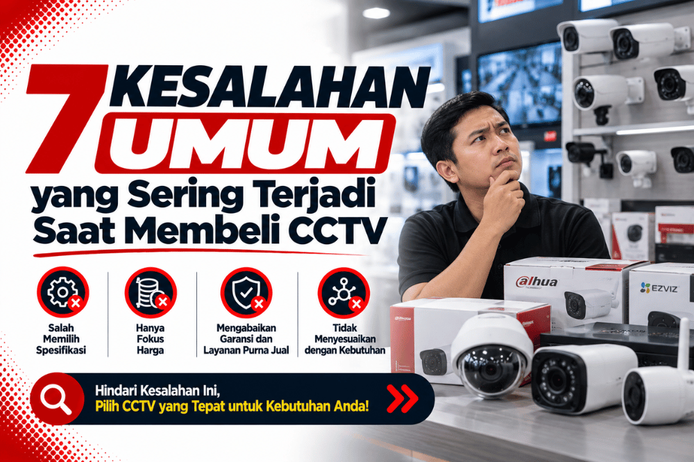 7 kesalahan umum yang sering terjadi saat membeli CCTV