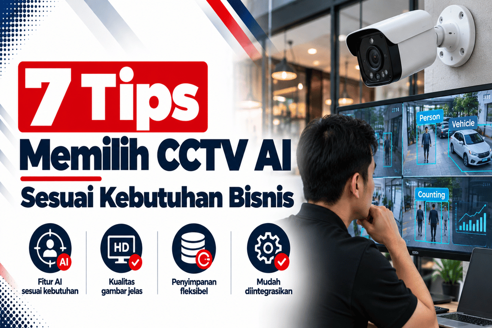 7 tips memilih CCTV AI sesuai kebutuhan bisnis