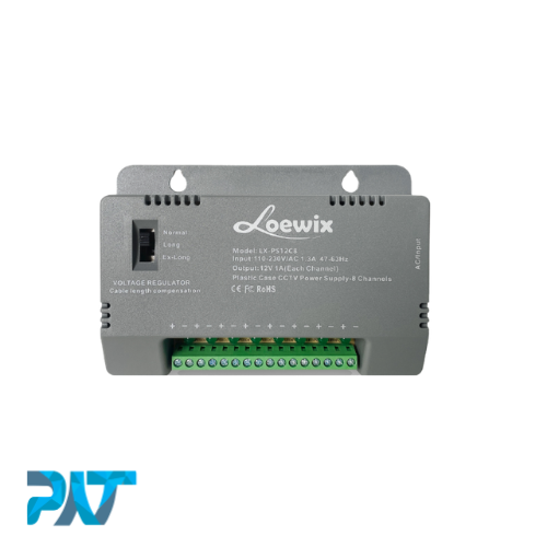 Loewix PSU 12V 96W Power Supply CCTV - PATEKNO
