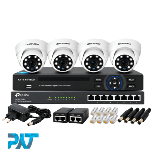 Paket CCTV Omniview 4 Channel Performance IP - PATEKNO