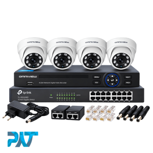 Paket CCTV Omniview 8 Channel Performance IP - PATEKNO