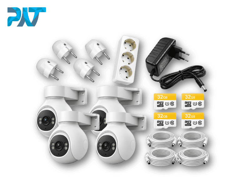 Paket CCTV SmartCam Outdoor 3MP - 4 Kamera