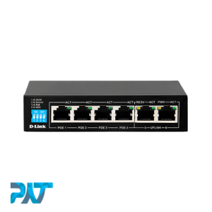 D-Link DGS-F1006P-E Switch PoE Gigabit 6 Port - PATEKNO