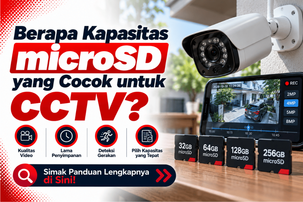 berapa kapasitas microsd yang cocok untuk CCTV ini jawabannya