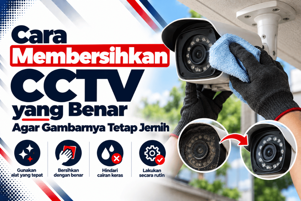 cara membersihkan CCTV yang benar agar gambar tetap jernih