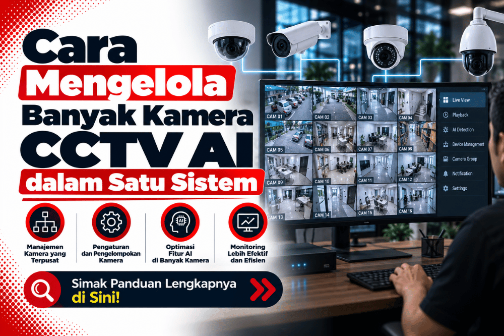 cara mengelola banyak kamera CCTV AI dalam satu sistem