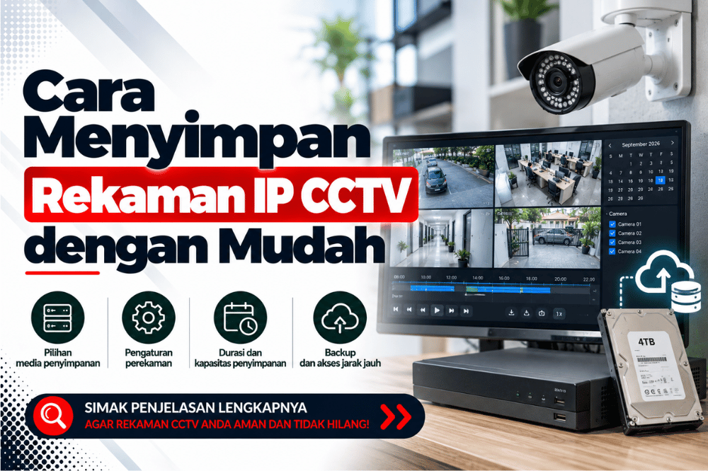 cara menyimpan rekaman CCTV dengan mudah