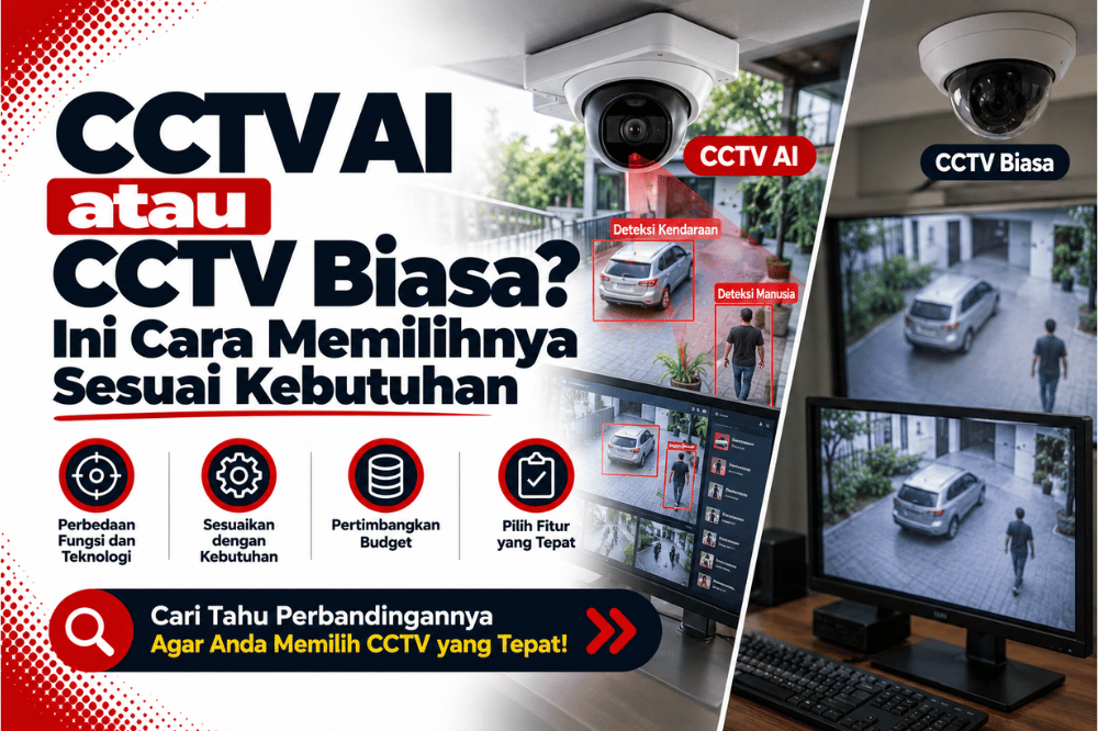 CCTV AI atau CCTV biasa ini cara memilihnya sesuai kebutuhan