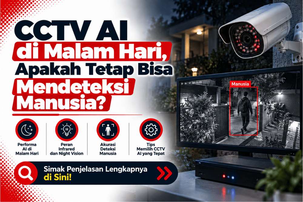 CCTV AI di malam hari apakah tetap bisa mendeteksi manusia