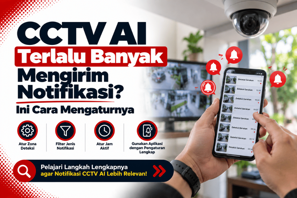 CCTV AI terlalu banyak mengirim notifikasi ini cara mengaturnya