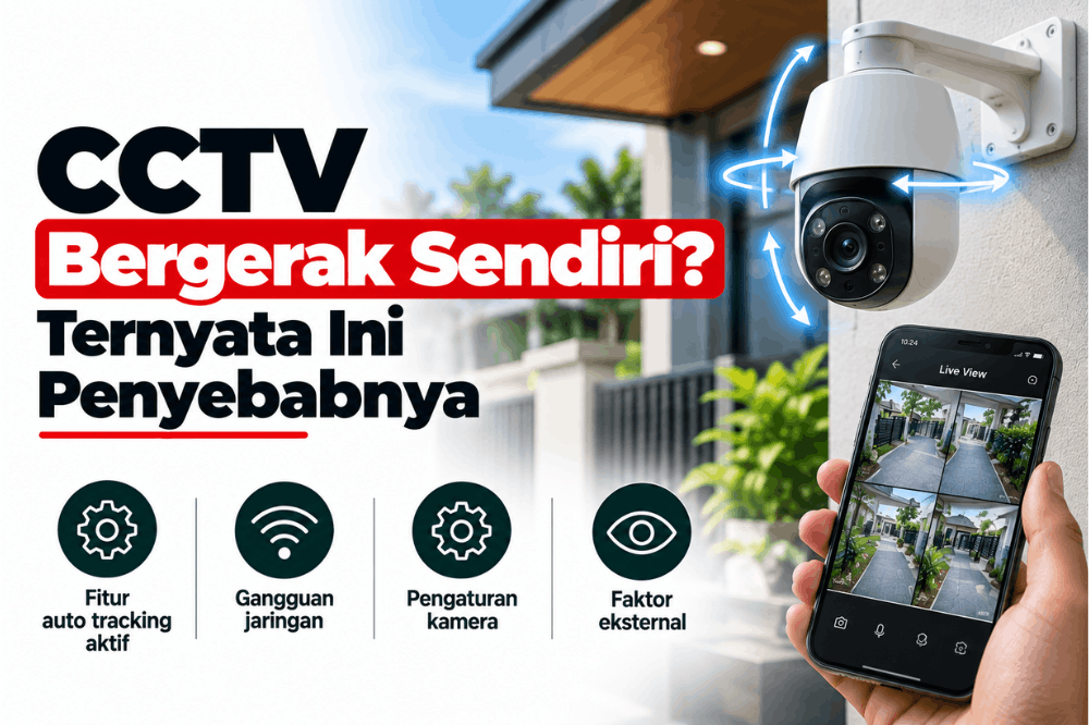 CCTV bergerak sendiri ternyata ini penyebabnya
