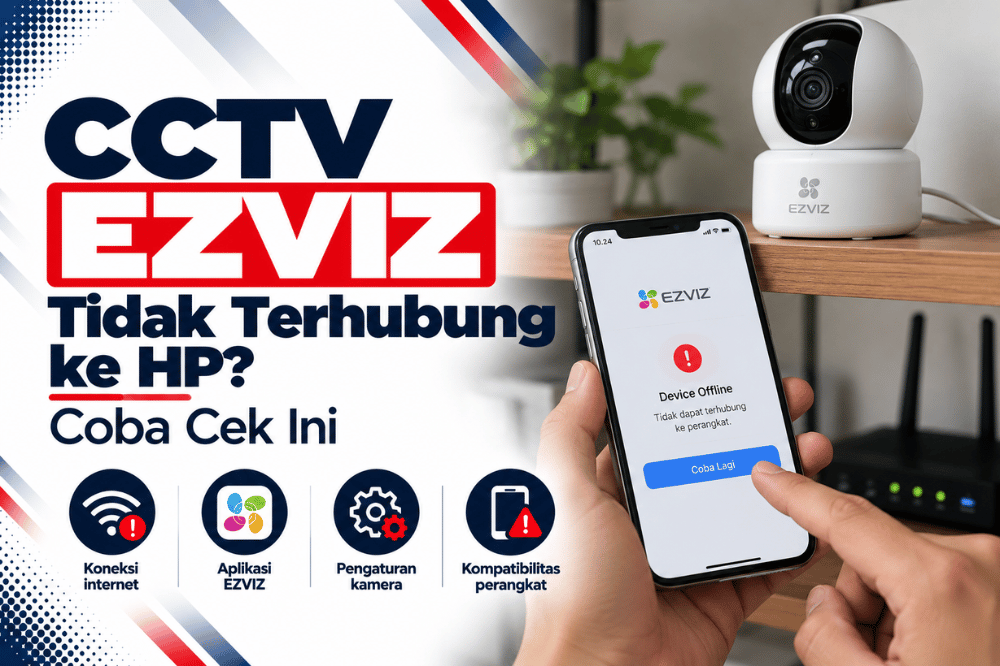 CCTV ezviz tidak terhubung ke HP coba cek ini