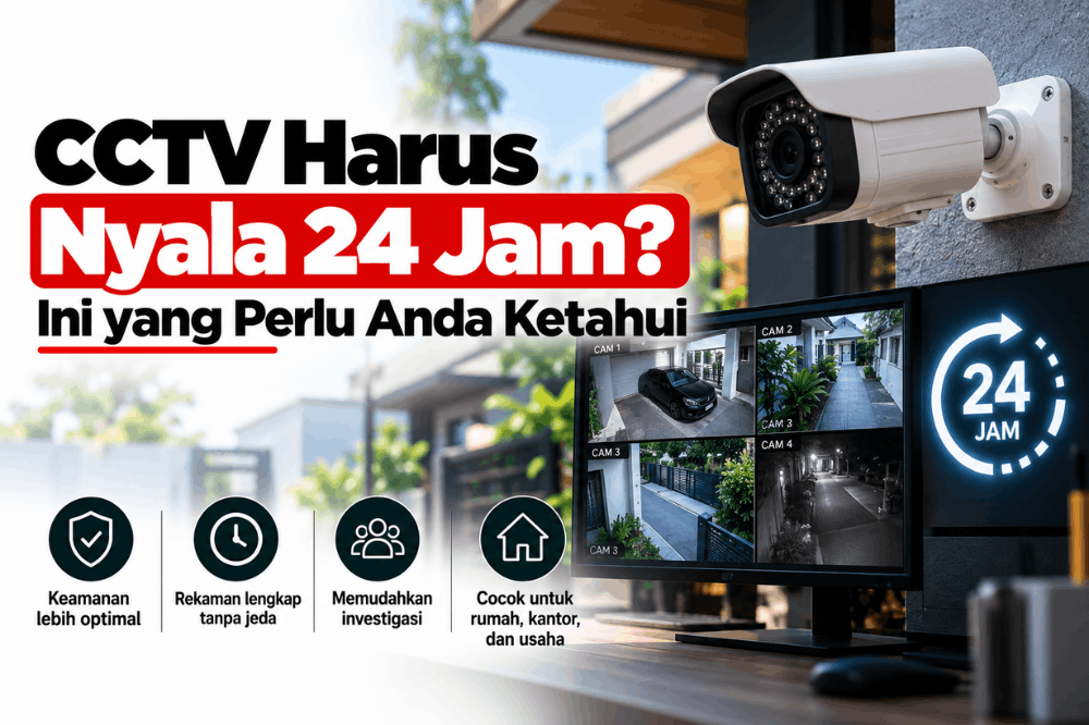 CCTV harus nyala 24 jam ini yang perlu anda ketahui