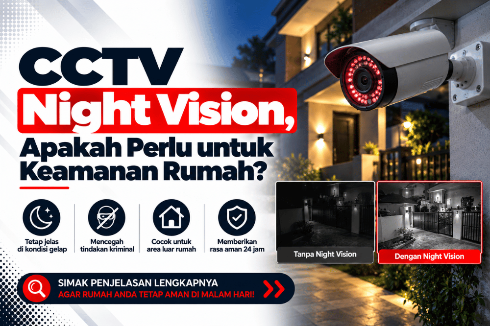 CCTV night vision apakah wajib untuk keamanan rumah