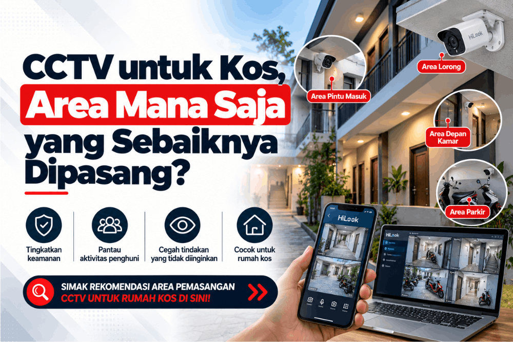 CCTV untuk kos area mana saja yang sebaiknya dipasang