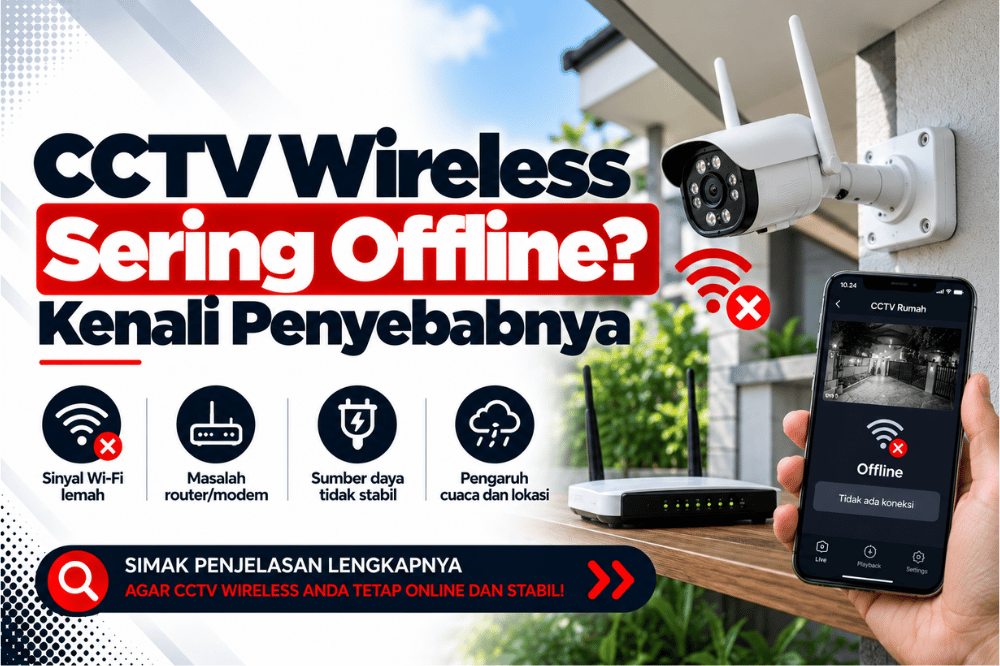 CCTV wireless sering offline kenali penyebabnya