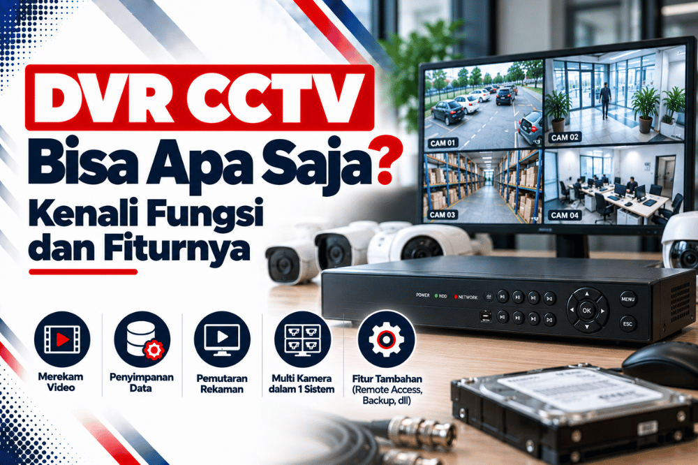 DVR CCTV bisa apa saja kenali fungsi dan fiturnya