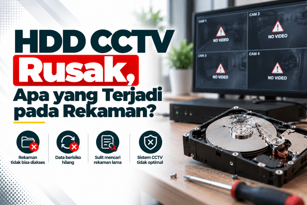 HDD CCTV rusak apa yang terjadi pada rekaman