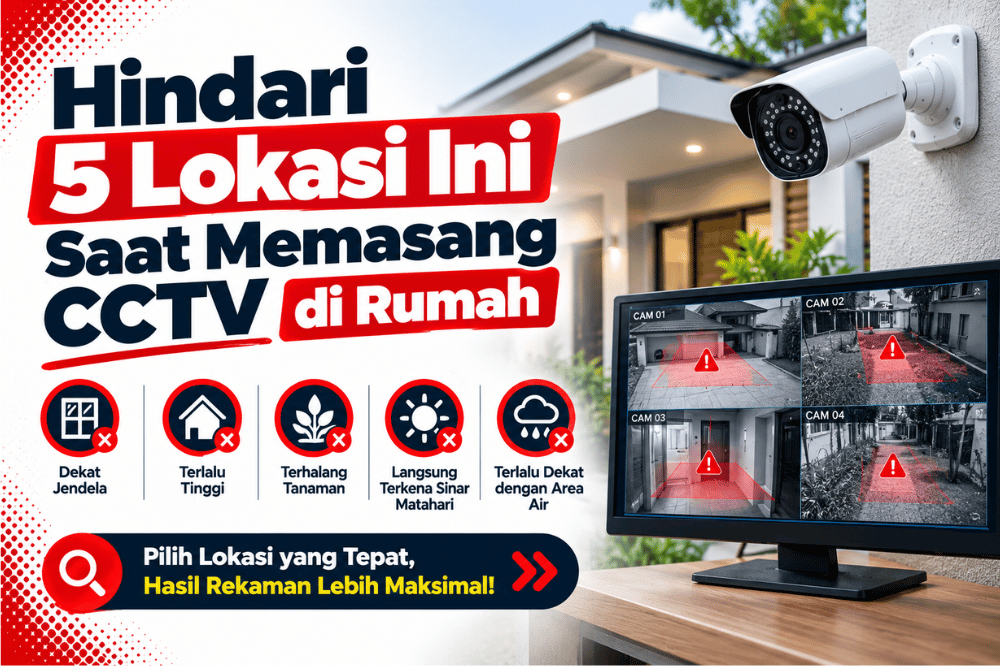 hindari 5 lokasi ini saat memasang CCTV di rumah