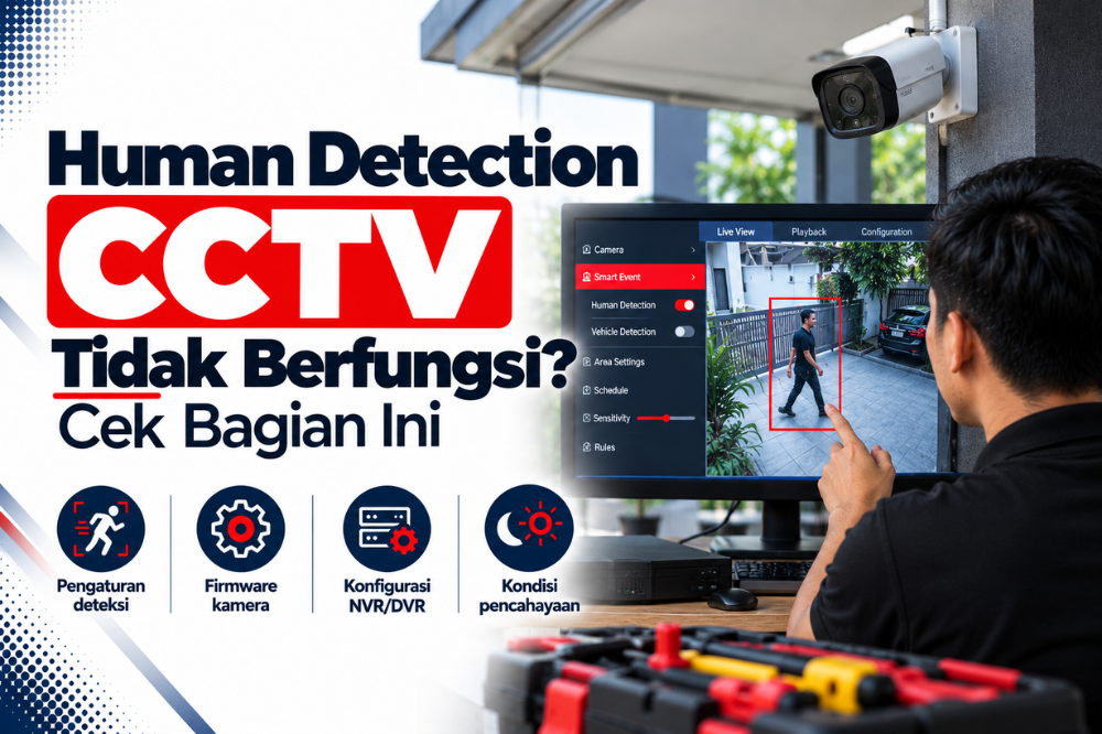 human detection CCTV tidak berfungsi cek bagian ini
