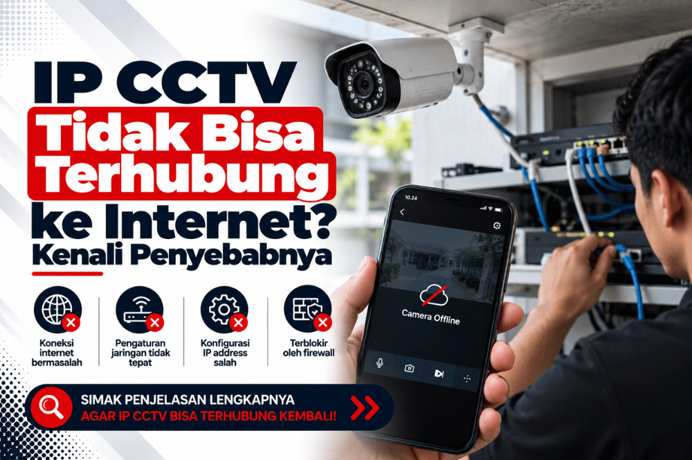IP CCTV tidak bisa terhubung ke internet kenali penyebabnya