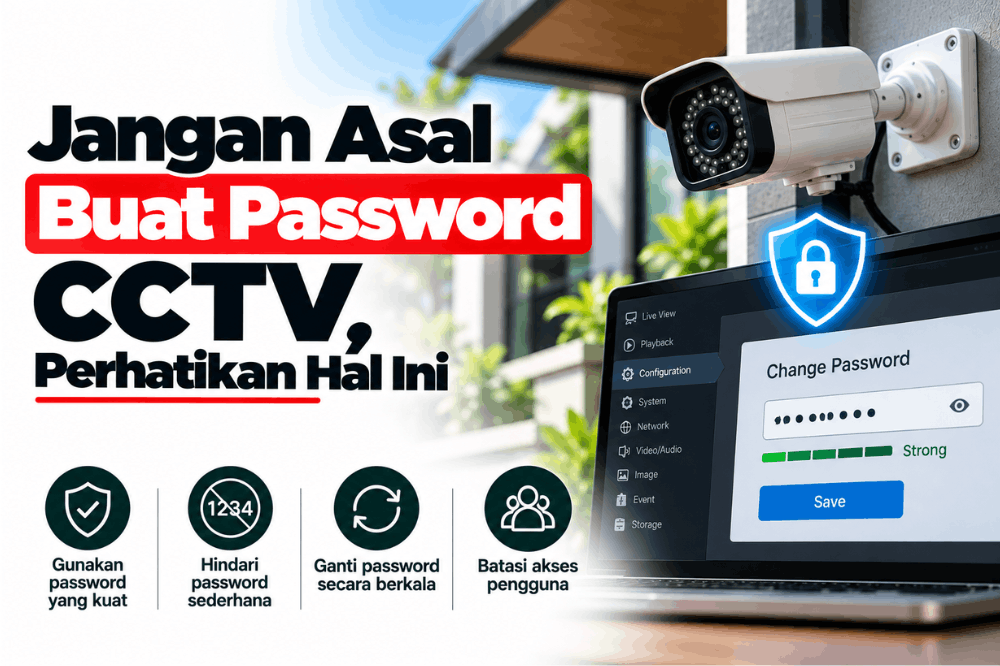 jangan asal buat password CCTV perhatikan hal ini