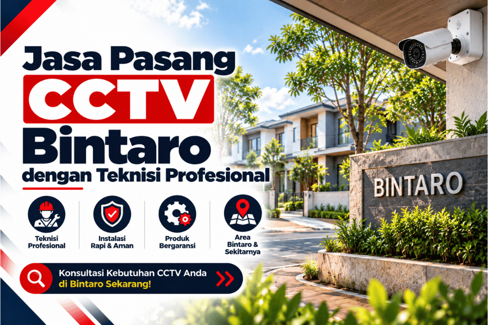 jasa pasang CCTV bintaro dengan teknisi profesional
